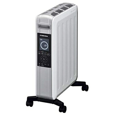【中古】（新古品・未使用品） DHS-1219-SW(ホワイトシルバー) ノイルヒート オイルレスヒーター 1200W｜Haute Produit