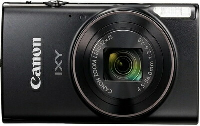 【中古】（新古品・未当て嵌める品） Canon コンパクトデジタルカメラ IXY 650 黒いこと 光学12倍望遠レンズ/Wi-Fi相応う IXY650BK