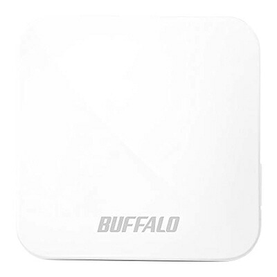 【中古】（新古品・未当てはめる品） 緩衝装置置き目 BUFFALO USB 無線電話ローカルエリアネットワーク親機 single_band 11ac/n/a/g/b 433/150Mbps トラベルルーター 白いこと WMR-433W2-WH【iPhone13製造会社動くこと見さだめる済み】