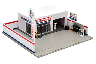 【中古】(新古品・未使用品) トミカラマ ヴィンテージ 1/64 05a タイヤショップ (ヨコハマタイヤ) ミニカー用 ABS樹脂製 アクセサリー 完成品|Haute Produit