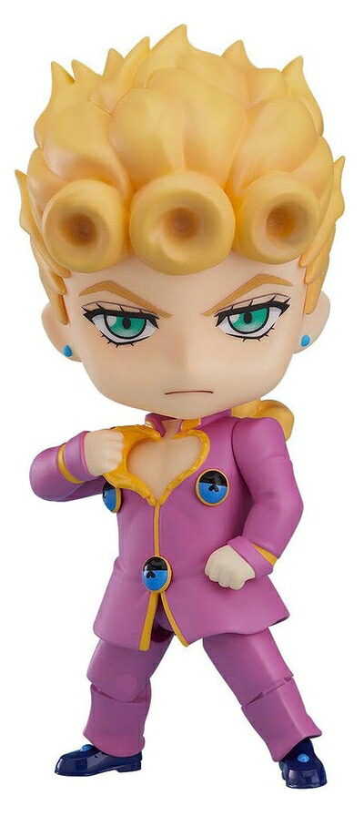【中古】(新古品・未使用品) ねんどろいど TVアニメ「ジョジョの奇妙な冒険 黄金の風」 ジョルノ ジョバァーナ ノンスケール ABS&PVC製 塗装済みフル可動フィギュア 再販分 ME12991|Haute Produit