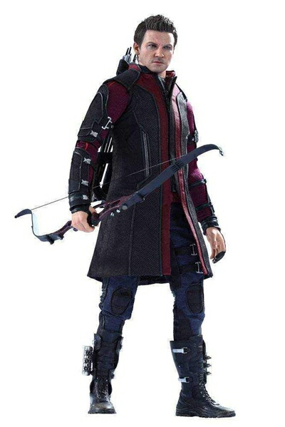 【中古】（新古品・未使用品） ムービー・マスターピース アベンジャーズ/エイジ・オブ・ウルトロン ホークアイ 1/6スケール プラスチック製 塗装済み可動フィギュア