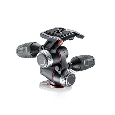 【中古】（新古品・未使用品） マンフロット(Manfrotto) 3ウェイ雲台 XPRO3ウェイ雲台 クイックリリースプレート付属 最大耐荷重8kg 自重1kg コンパクトに持ち運べるリトラクタブルレバー フリクションコントロール アルミニウム MHXPRO-3W