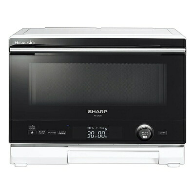 【中古】（新古品・未使用品） シャープ ヘルシオ 無線LAN機能対応 コンパクトタイプ 22L 1段調理 AX-UA20-W ホワイト