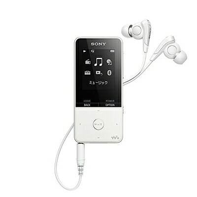 【中古】(新古品・未使用品) ソニー(SONY) ウォークマン Sシリーズ 16GB NW-S315 : MP3プレーヤー Bluetooth対応 最大52時間連続再生 イヤホン付属 2017年モデル ホワイト NW-S315 W|Haute Produit