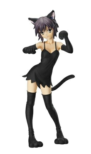【中古】（新古品・未使用品） メタモフィギュア 涼宮ハルヒの憂鬱 長門有希 (ネコVer.)