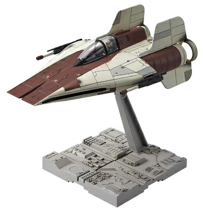 【中古】（新古品・未使用品） スター・ウォーズ Aウイング・スターファイター 1/72スケール プラモデル