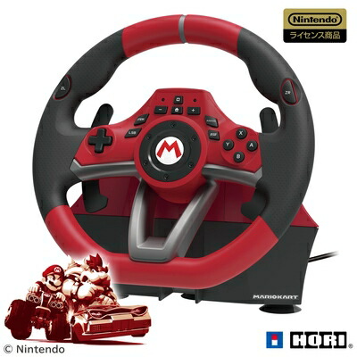 【中古】（新古品・未使用品） 【任天堂ライセンス商品】マリオカートレーシングホイールDX for Nintendo Switch【Nintendo Switch対応】｜Haute Produit