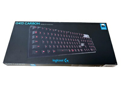 【中古】（新古品・未使用品） G413CB(カーボン) Carbon and Silver 有線キーボード 日本語配108キー｜Haute Produit