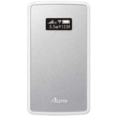 【中古】（新古品・未使用品） NECプラットフォームズ Aterm Wi-Fi モバイルルーター tri band MP02LN SW メタリックシルバー PA-MP02LN-SW