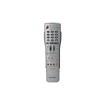 【中古】（新古品・未当て嵌める品） 読みやすい 液晶テレビ受像機用遠隔操作 RRMCGA404WJSA(0106380186)