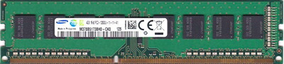 【中古】（新古品・未使用品） SAMSUNG PC3-12800U (DDR3-1600) 4GB 240ピン DIMM デスクトップパソコン用メモリ 型番：M378B5173BH0-CK0 動作品