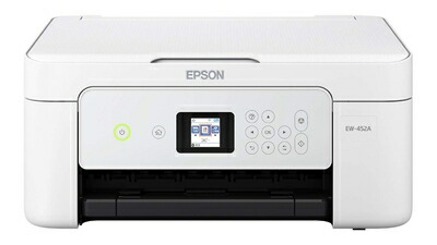 【中古】（新古品・未使用品） エプソン カラー プリンター インクジェット複合機 カラリオ EW-452A 2019年モデル