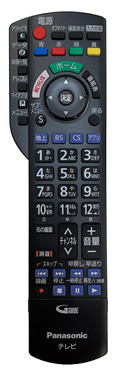 【中古】（新古品・未当て嵌める品） 【ゆうパケット】 パナソニック Panasonic 液晶テレビ受像機 遠隔操作 N2QBYB000045