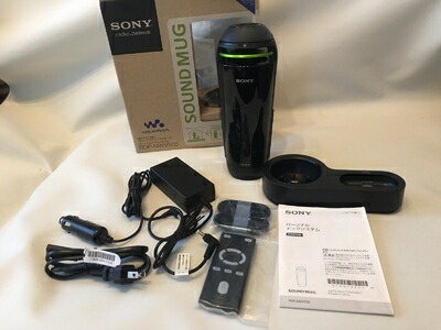 【中古】（新古品・未当て嵌める品） SONY iPod/iPhone用ドック金棒引き 車載用葉巻きタバコワット数相応う 黒いこと SRS-V500IP/B