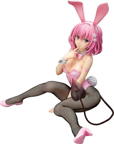 【中古】(新古品・未使用品) To LOVEる-とらぶる- ダークネス モモ・ベリア・デビルーク バニーVer. 1/4スケール PVC製 塗装済み完成品フィギュア