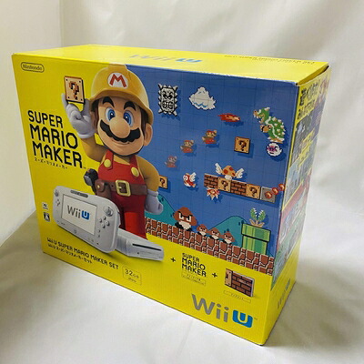 【中古】（新古品・未使用品） Wii U スーパーマリオメーカー セット