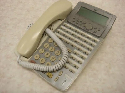 【中古】（新古品・未当て嵌める品） DTR-32KH-1D(WH) NEC Aspire Dterm85 32名取り草 漢字見せびらかす＆陰電子電話を掛ける帳相応う電話(WH) [執務室設備] 商行為電話機