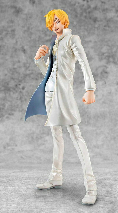【中古】（新古品・未使用品） Portrait.Of.Pirates ワンピース “LIMITED EDITION” サンジ Ver.WD 1/8 完成品フィギュア(メガトレショップ、ジャンプキャラクターズストア、麦わらストア等限定)