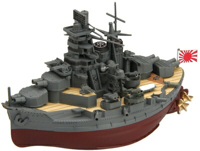 【中古】（新古品・未使用品） フジミ模型 ちび丸艦隊シリーズ No.3 金剛 全長約11cm ノンスケール 色分け済み プラモデル ちび丸3