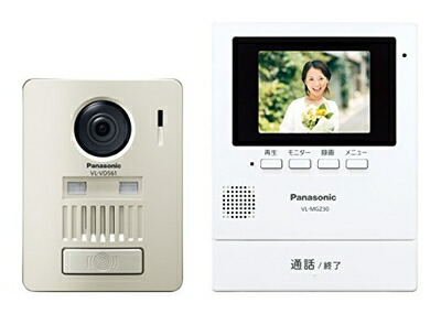 【中古】（新古品・未当て嵌める品） パナソニック ワイヤレステレビドアホン(管する親機+無線電話玄関番機) VL-SGZ30