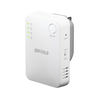 【中古】（新古品・未当てはめる品） BUFFALO 無線LAN 無線電話ローカルエリアネットワーク中継ぎ機 WEX-1166DHPS 11ac/n/a/g/b 866+300Mbps ご機嫌力強さ パウダーコンパクトひな型 【iPhoneX/iPhoneXS続きもの 製造会社動くこと見さだめる済み】
