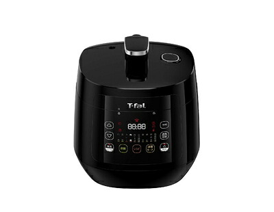【中古】（新古品・未使用品） ティファール 電気圧力鍋 3L 2～4人用 1台10役 独自の煮込み鍋 「ラクラ・クッカー コンパクト」 時短 レシピブック付き(50種類) ブラック CY3508JP 28,009円