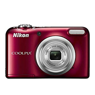 【中古】（新古品・未使用品） Nikon デジタルカメラ COOLPIX A10 レッド 光学5倍ズーム 1614万画素 乾電池タイプ A10RD 26,800円