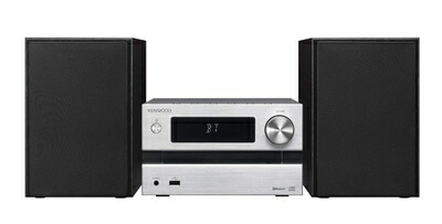 【中古】（新古品・未使用品） JVCケンウッド KENWOOD M-EB50-S コンパクトHi-Fiシステム Bluetooth対応 25W+25W シルバー