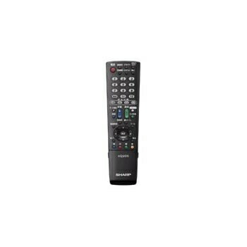 【中古】（新古品・未当て嵌める品） 小ざかしい 液晶テレビ受像機用遠隔操作 RRMCGA952WJSA(0106380347)(黒いこと)