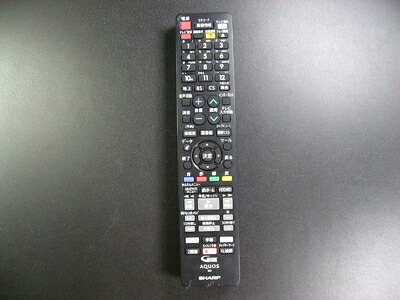 【中古】（新古品・未使用品） シャープ ブルーレイリモコン GB212PA