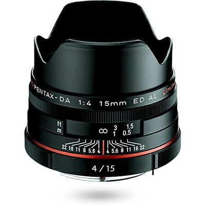 【中古】（新古品・未使用品） ペンタックス HDペンタックス DA15/4ED AL LTD(B)W/C