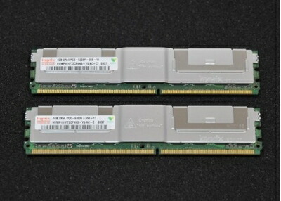 【中古】（新古品・未使用品） SKハイニックス PC2-5300 4GB FB-DIMM 2枚セット 2Rx4 合計8GB 【中古】
