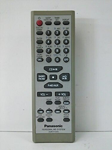 【中古】（新古品・未当て嵌める品） パナソニック オーディオ遠隔操作 EUR7711070