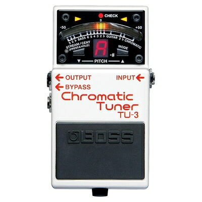 【中古】（新古品・未使用品） BOSS ボス CHROMATIC TUNER クロマチック・チューナー TU-3