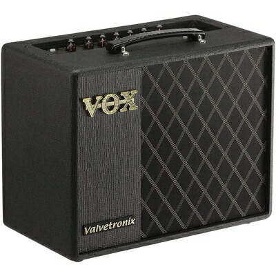 【中古】（新古品・未使用品） VOX モデリング ハイブリッド ギターアンプ VT20X スタジオ ライブに最適 エフェクト内蔵 ヘッドフォンアウト AUX入力 専用エディターソフト有り Valvetronix 20W