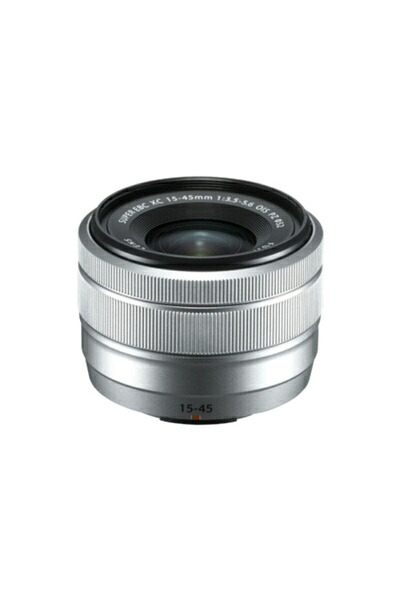 【中古】（新古品・未当てはめる品） 富士フイルム(FUJIFILM) X 取り替えっこ水晶体 フジノン 望遠レンズ 標準尺度 パウダーコンパクト XC15-45粍 手ブレ手を加える 電動望遠レンズ しろがね色 F XC15-45MMF3.5-5.6OIS PZ S