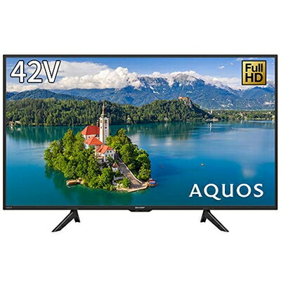 【中古】（新古品・未使用品） シャープ 42V型 フルハイビジョン 液晶 テレビ AQUOS USB外付けHDD対応 2T-C42BE1