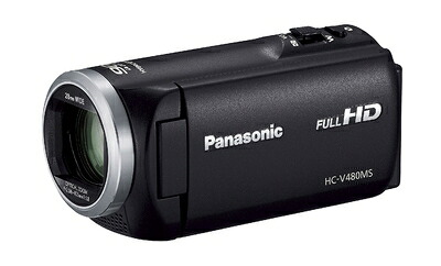 【中古】（新古品・未当てはめる品） パナソニック 固定ディスクテレビカメラ V480MS 32GB 高倍率90倍望遠レンズ 黒いこと HC-V480MS-K