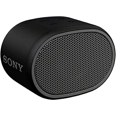 【中古】（新古品・未当て嵌める品） ソニー(SONY) ワイヤレスポータブルスピーカー SRS-XB01 B] : 雨合羽 Bluetooth スマホなしで捏ち上げる能力のある 同盟罷業一回り属する 2018年模範例 / マイクロホン付き添い人/ 黒いこと