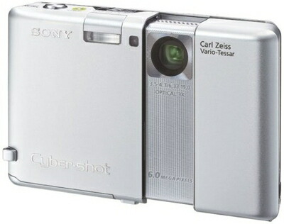 【中古】（新古品・未当て嵌める品） SONY デジタルスチルカメラ Cyber-Shot(サイバーショット) G1 600万絵素 光学式手ブレ手を加える しろがね色 赤いこと DSC-G1