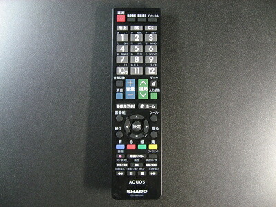 【中古】（新古品・未当て嵌める品） 読みやすい テレビ受像機遠隔操作 GB130WJSA