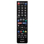 【中古】（新古品・未当て嵌める品） 読みやすい[SHARP] 読みやすい液晶テレビ受像機用遠隔操作＜黒いこと系＞（LC-24K30-B LC-22K30-B LC-19K30-B） 【0106380482】