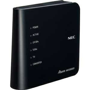 【中古】（新古品・未当てはめる品） NEC Aterm Wi-Fi dual band WG1200CR PA-WG1200CR