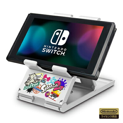 【中古】（新古品・未使用品） 【任天堂ライセンス商品】プレイスタンド for Nintendo Switch スプラトゥーン2【Nintendo Switch対応】