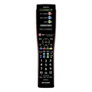【中古】（新古品・未当て嵌める品） 小ざかしい 液晶テレビ受像機用遠隔操作 RRMCGA713WJSA(0126380034)