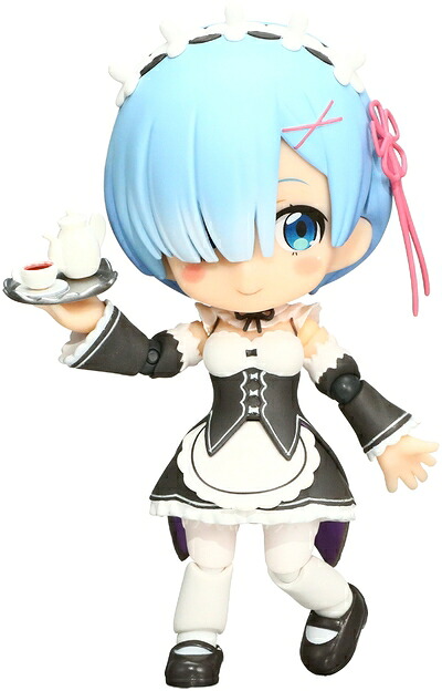 【中古】（新古品・未使用品） Re:ゼロから始める異世界生活 キューポッシュ レム ノンスケール PVC製 塗装済み可動フィギュア｜Haute Produit
