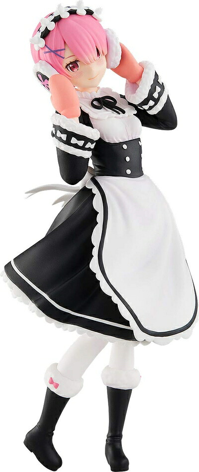 【中古】（新古品・未使用品） POP UP PARADE Re ゼロから始める異世界生活 ラム 氷季服Ver. ノンスケール プラスチック製 塗装済み完成品フィギュア 再販分