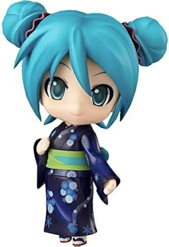 【中古】（新古品・未使用品） ねんどろいど 初音ミク 浴衣Ver. (39's CARABAN presents 夏祭り2012 in 横浜･八景島シーパラダイス) 約100mm ノンスケール ABS & PVC製 塗装済み 可動フィギュア グッドスマイルオンラインショップ限定
