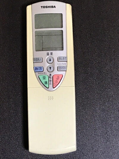 【中古】（新古品・未使用品） 東芝エアコン純正リモコン WH-F1U